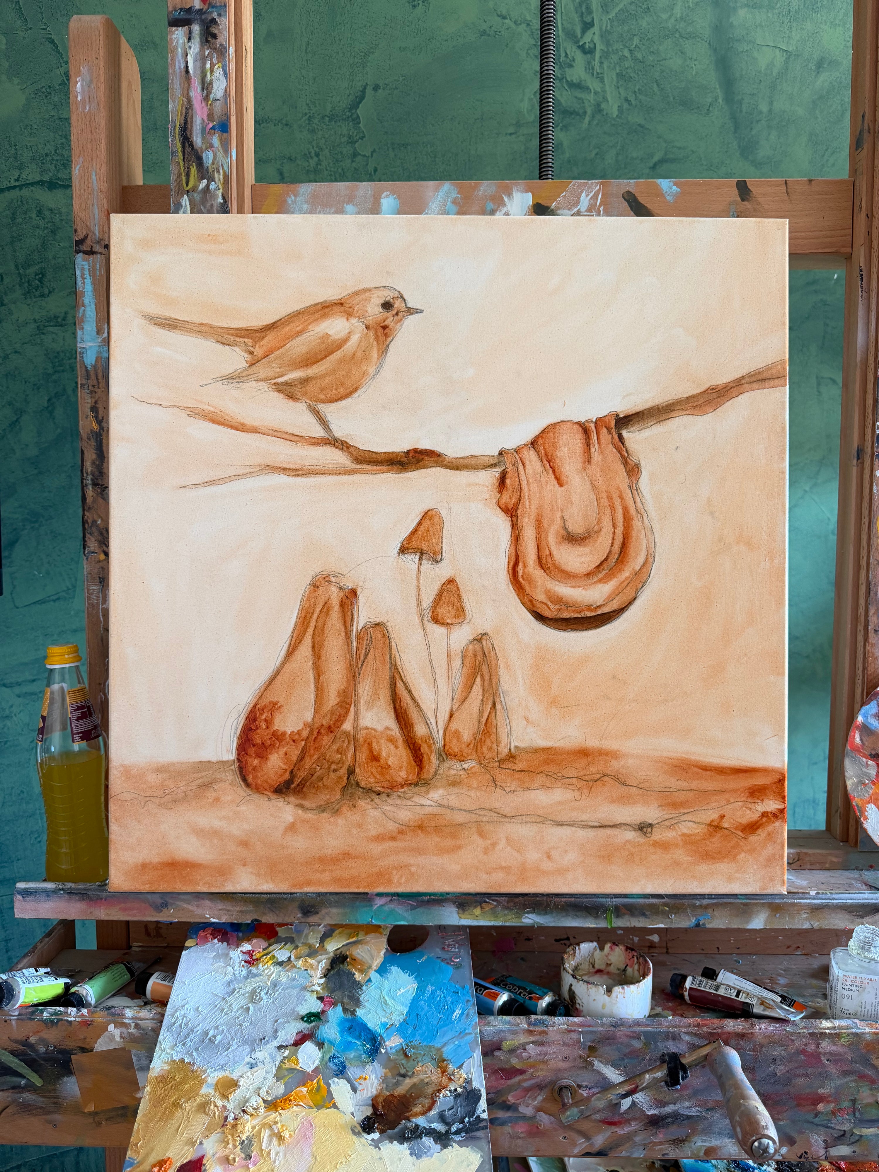 Binde Vogel Wald (in Arbeit)