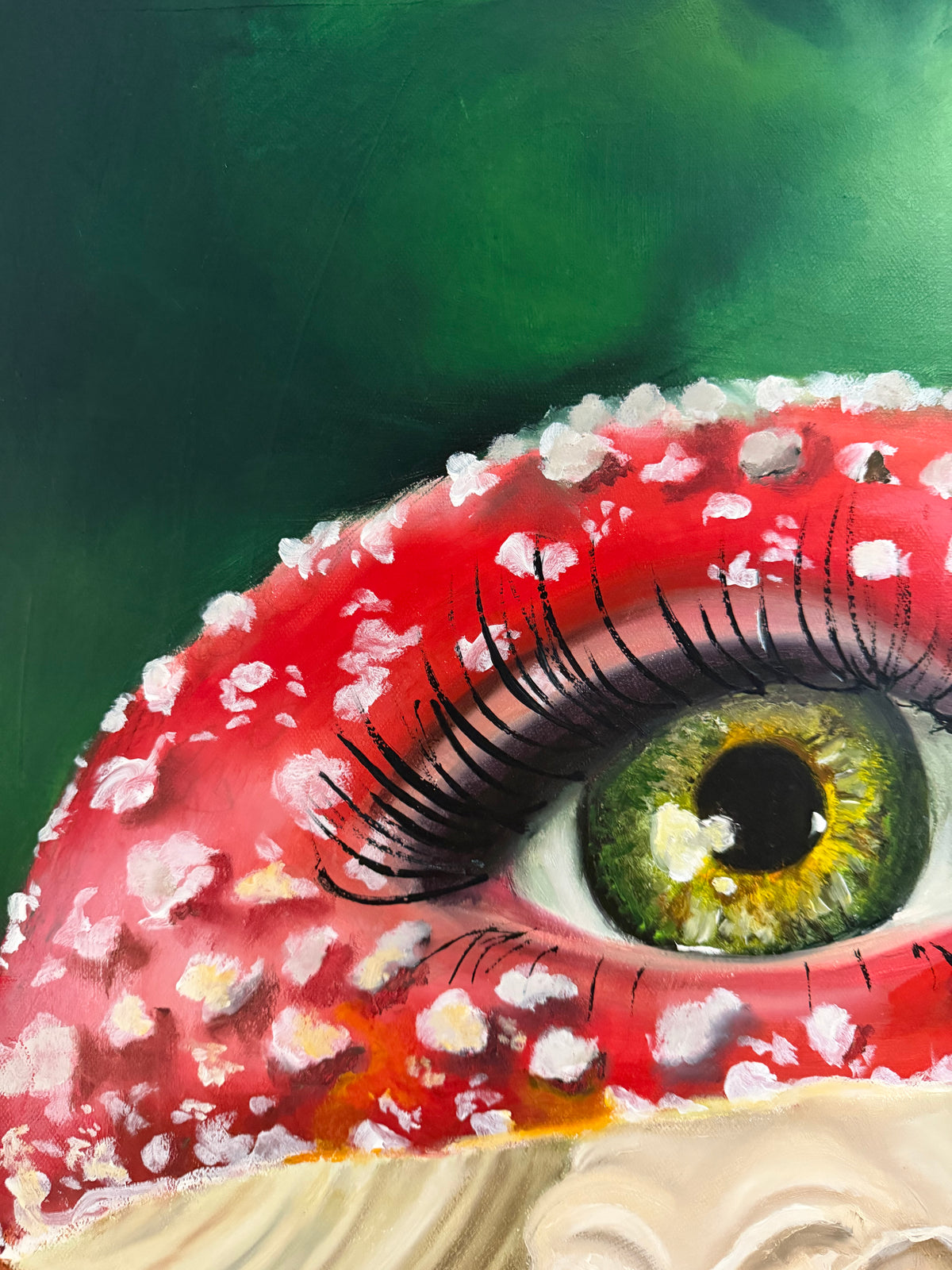 Auge mit Pilz
