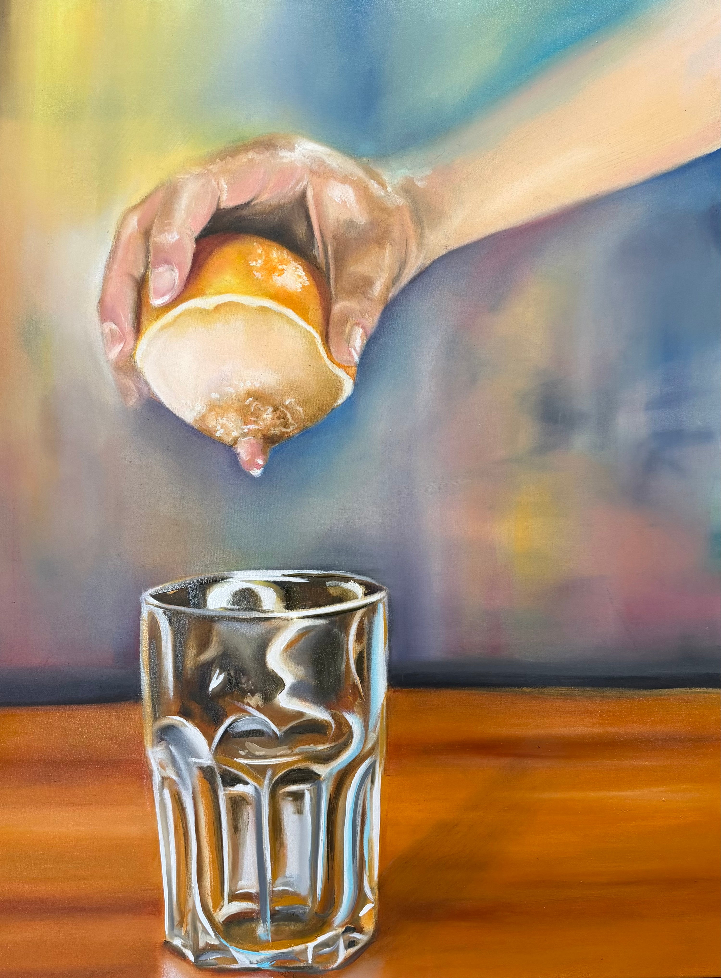 Orangenmilch