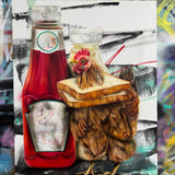 Haltung bewahren 140x120cm