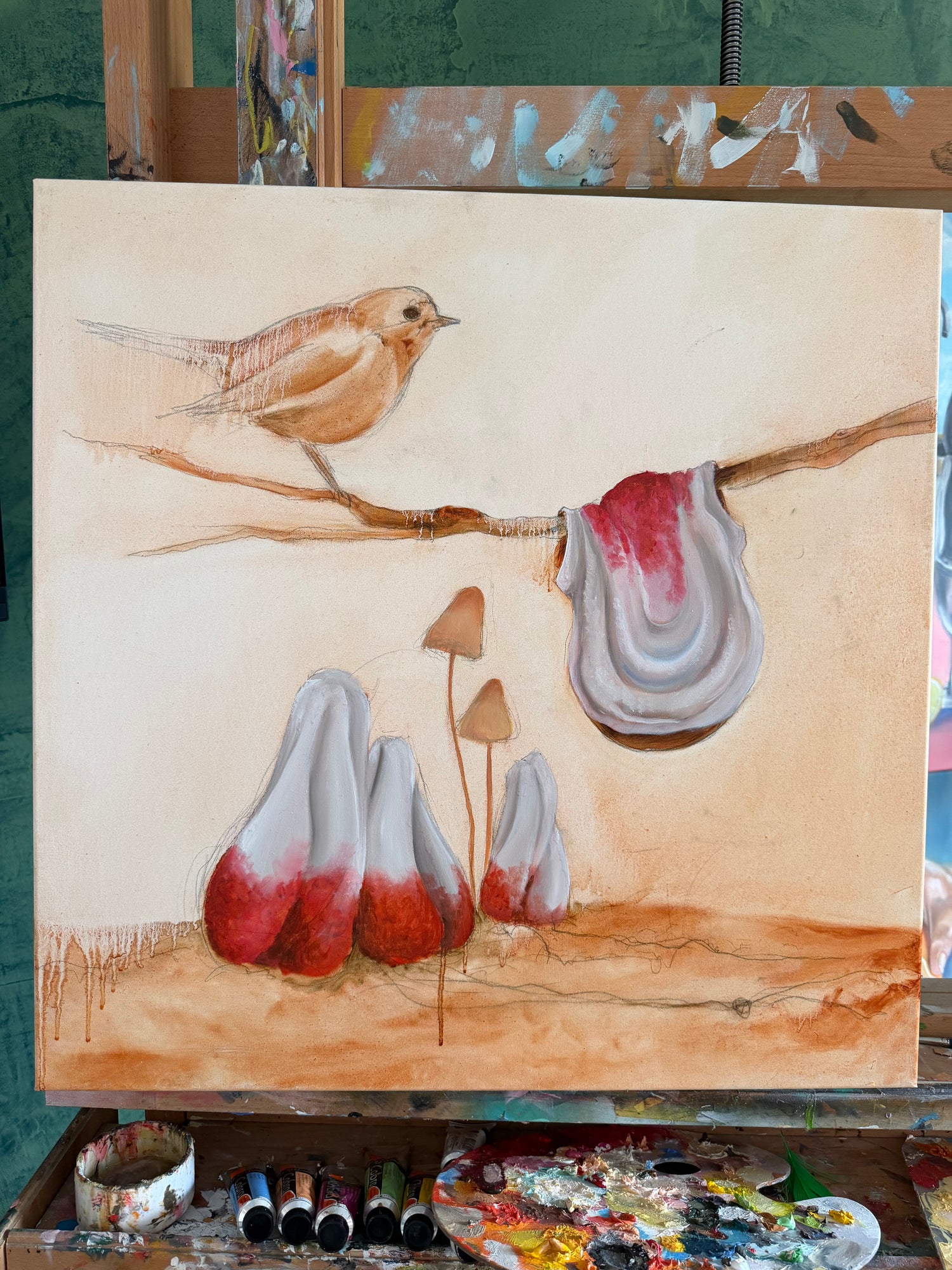 Binde Vogel Wald (in Arbeit)