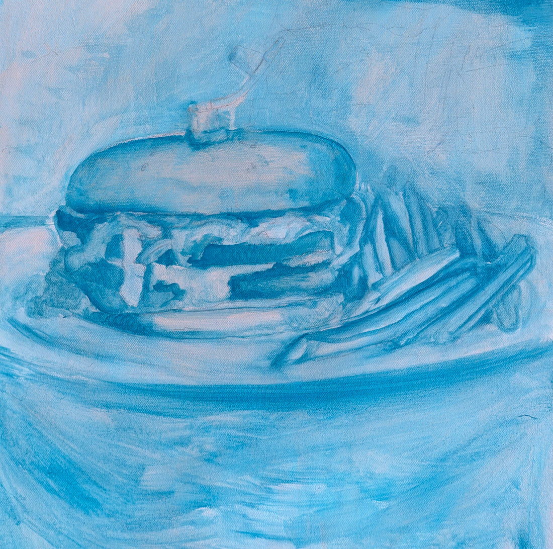 Burger mit Ventil