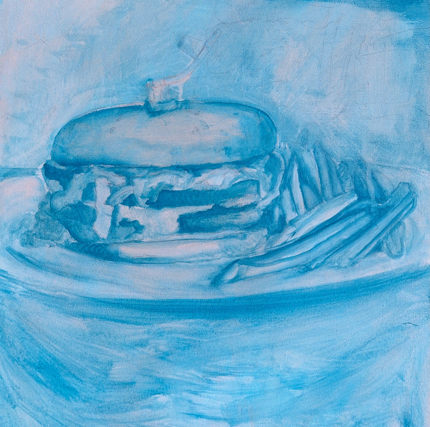 Burger mit Ventil