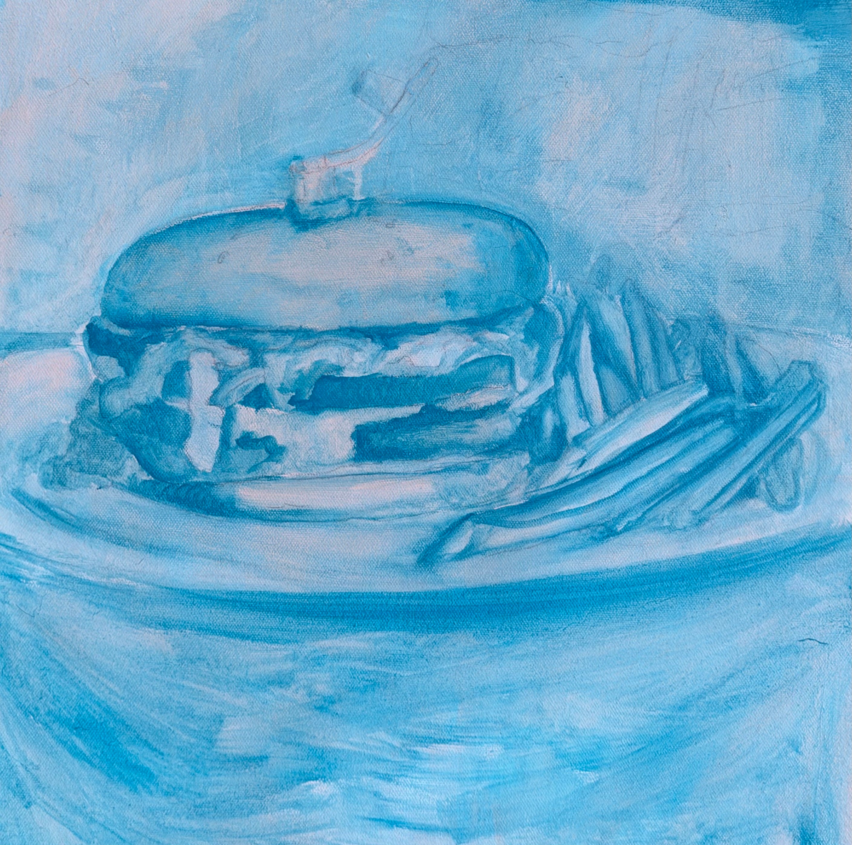 Burger mit Ventil
