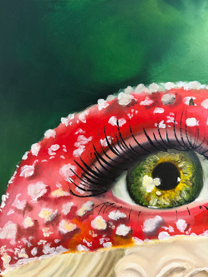 Auge mit Pilz